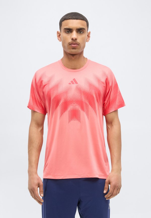 adidas Performance ASPYRE TEE UF UNISEX - Sports T-shirt - semi turbo   core pink