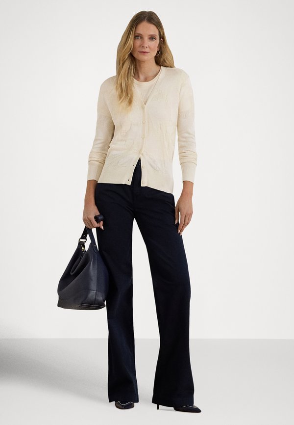 Lauren Ralph Lauren BELTING-MOTIF V-NECK CARDIGAN