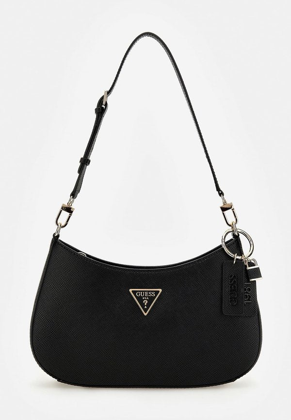 Guess NOELLE TOP ZIP SHOULDER BAG - Handbag - black
