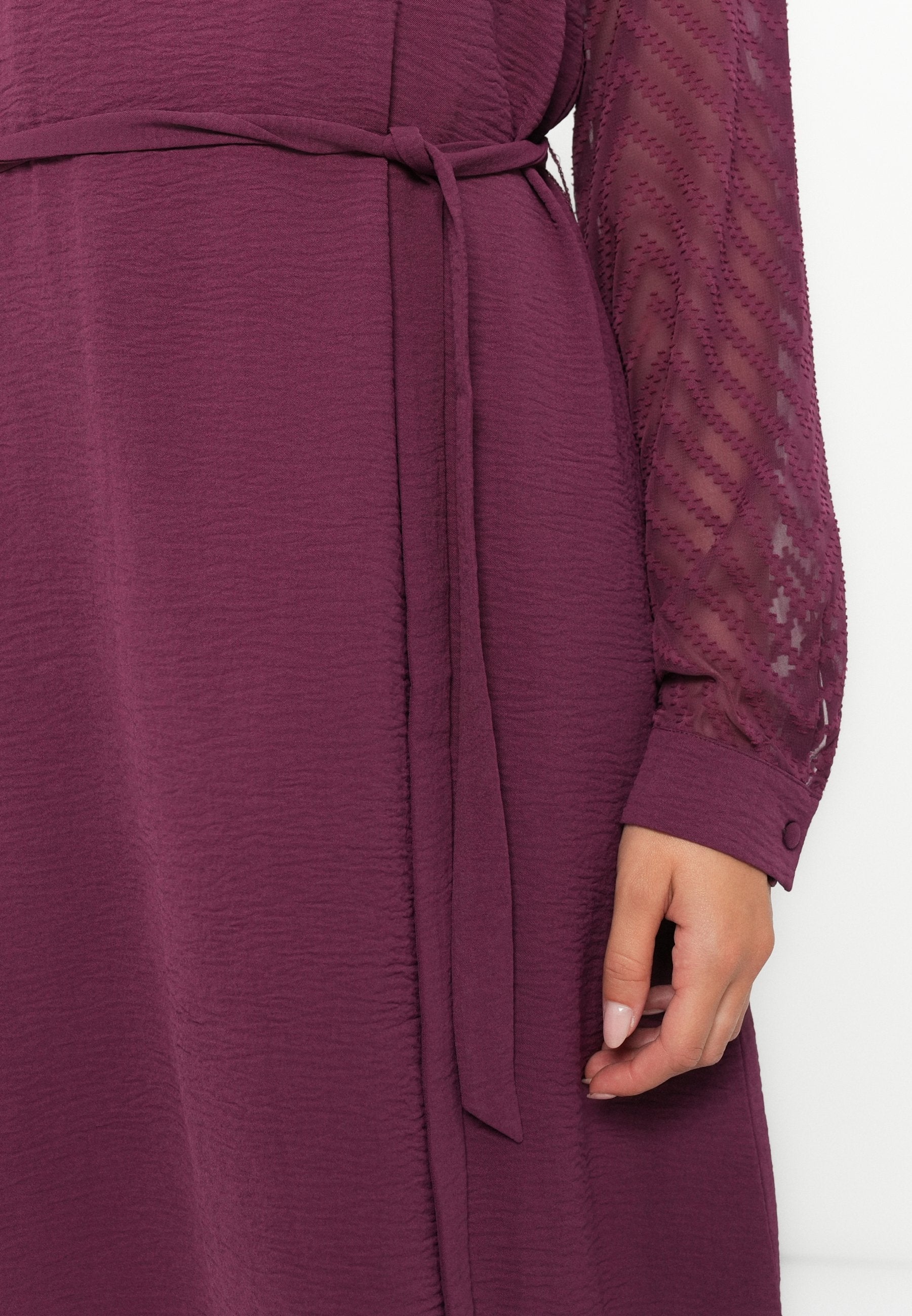 ONLY ONLMETTE DOBBY SLEEVE DRESS