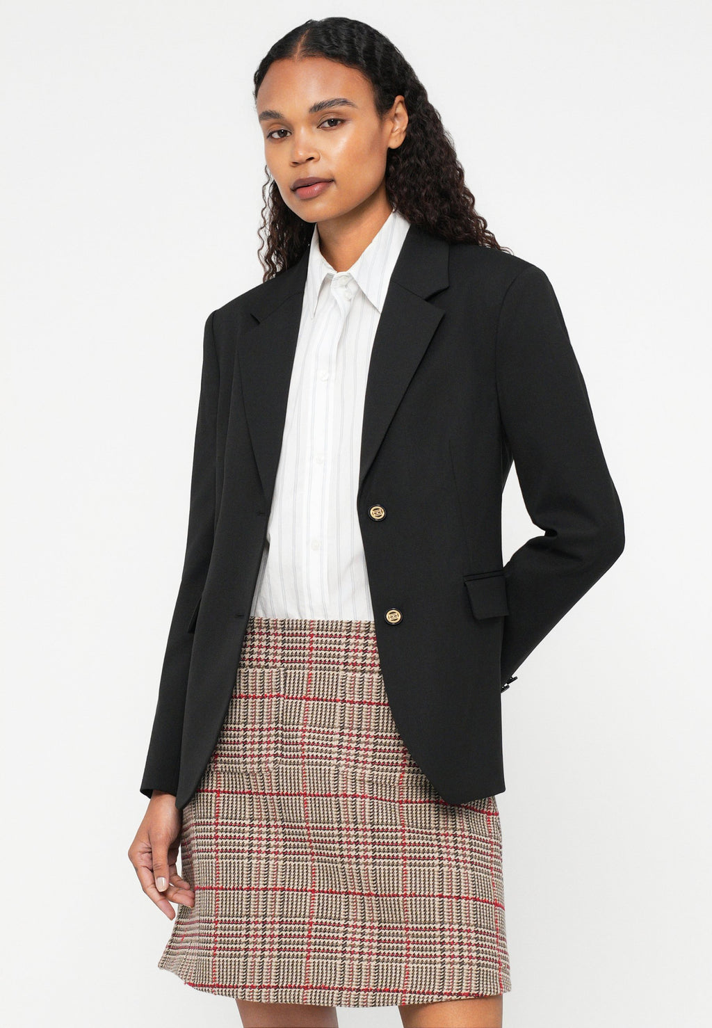 TIMELESS REGULAR FIT WOOL BLEND BLAZER Media 5