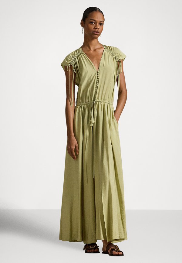 Polo Ralph Lauren TIE-SHOULDER CREPE DRESS