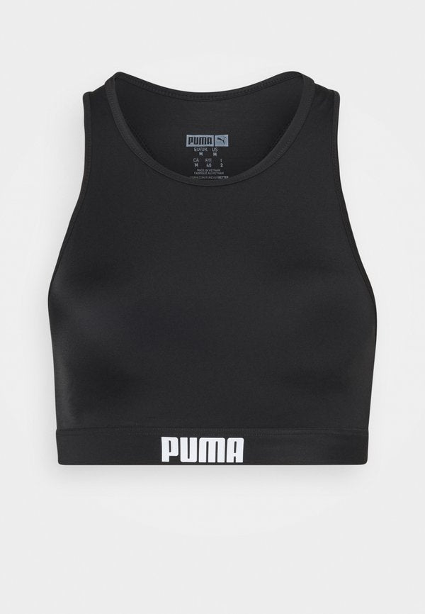 Puma SWIM WOMEN RACERBACK - Bikini top - black
