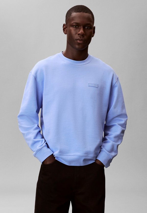 Calvin Klein Jeans BADGE - Sweatshirt - blue descent