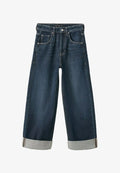 Mango Flared Jeans - blue denim
