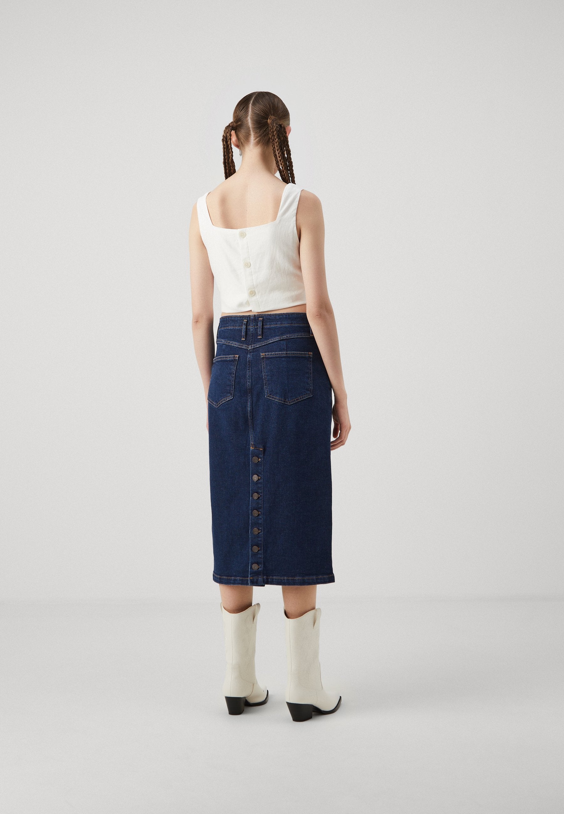 GAP ARCHIVE BACK MIDI SKIRT FRATER