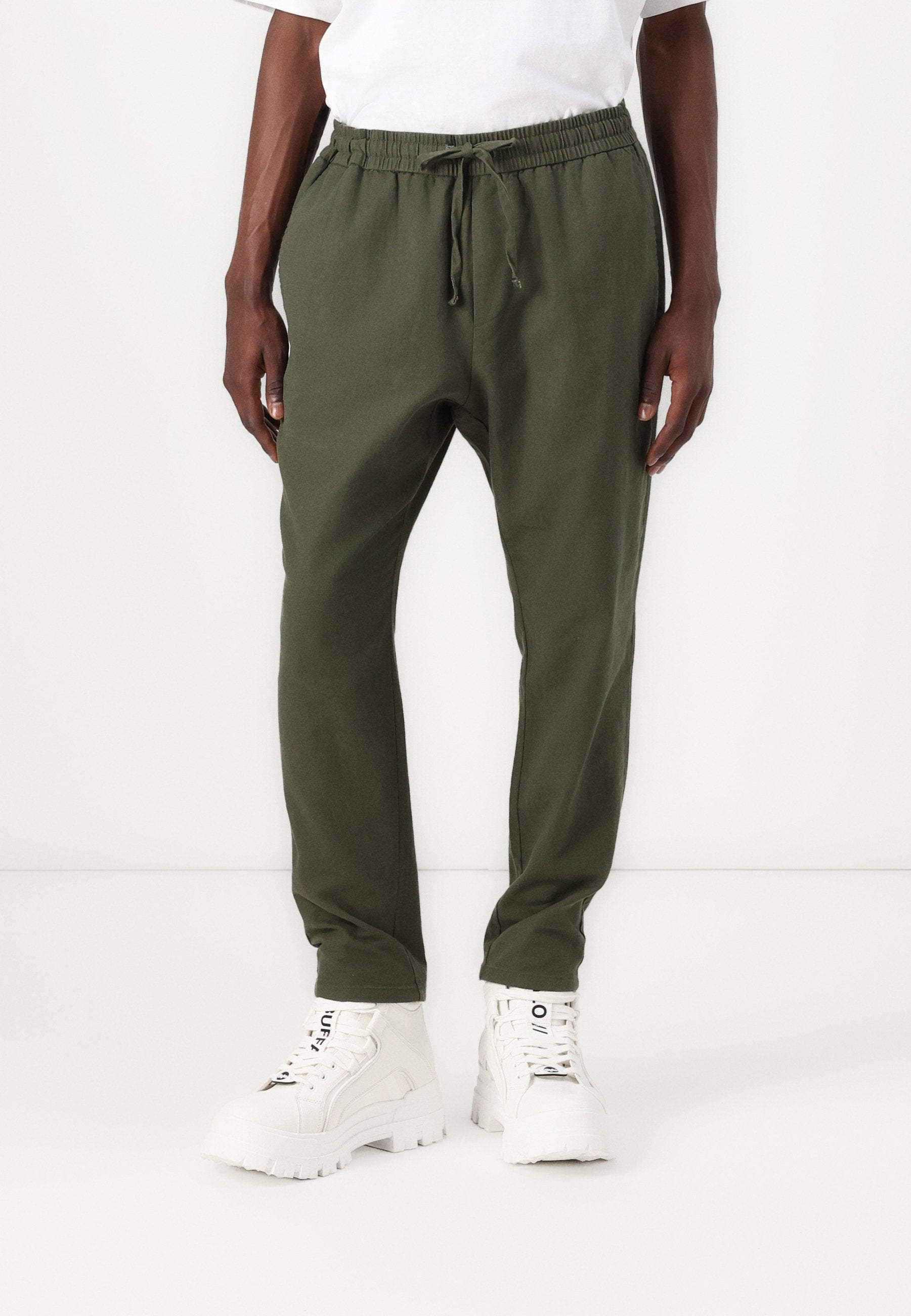 Joggers ONSLINUS Tapered Fit Linen Media 2
