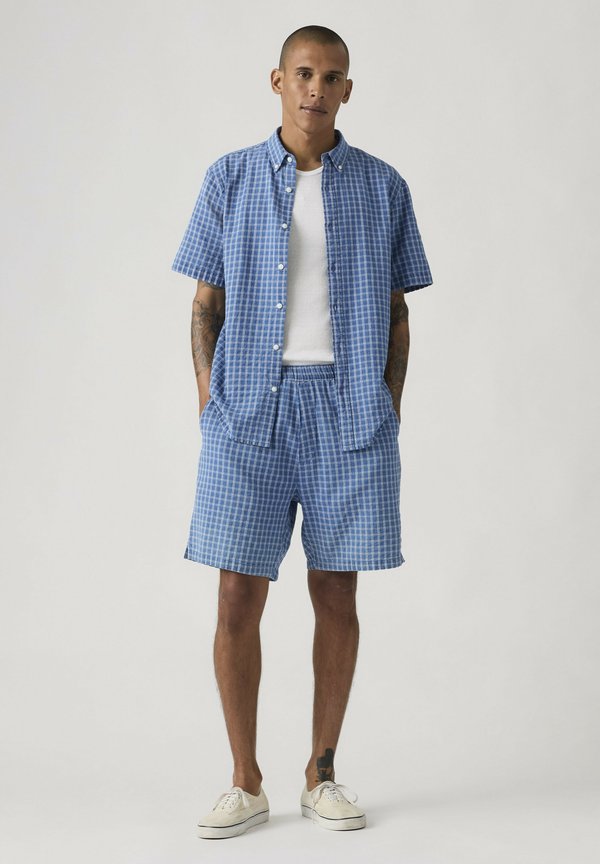 Levi's® BOXER SHORT ALDWYN STRIPE EDEN STRIPE SE - Shorts - sunshine indigo dobb med indigo flat finish