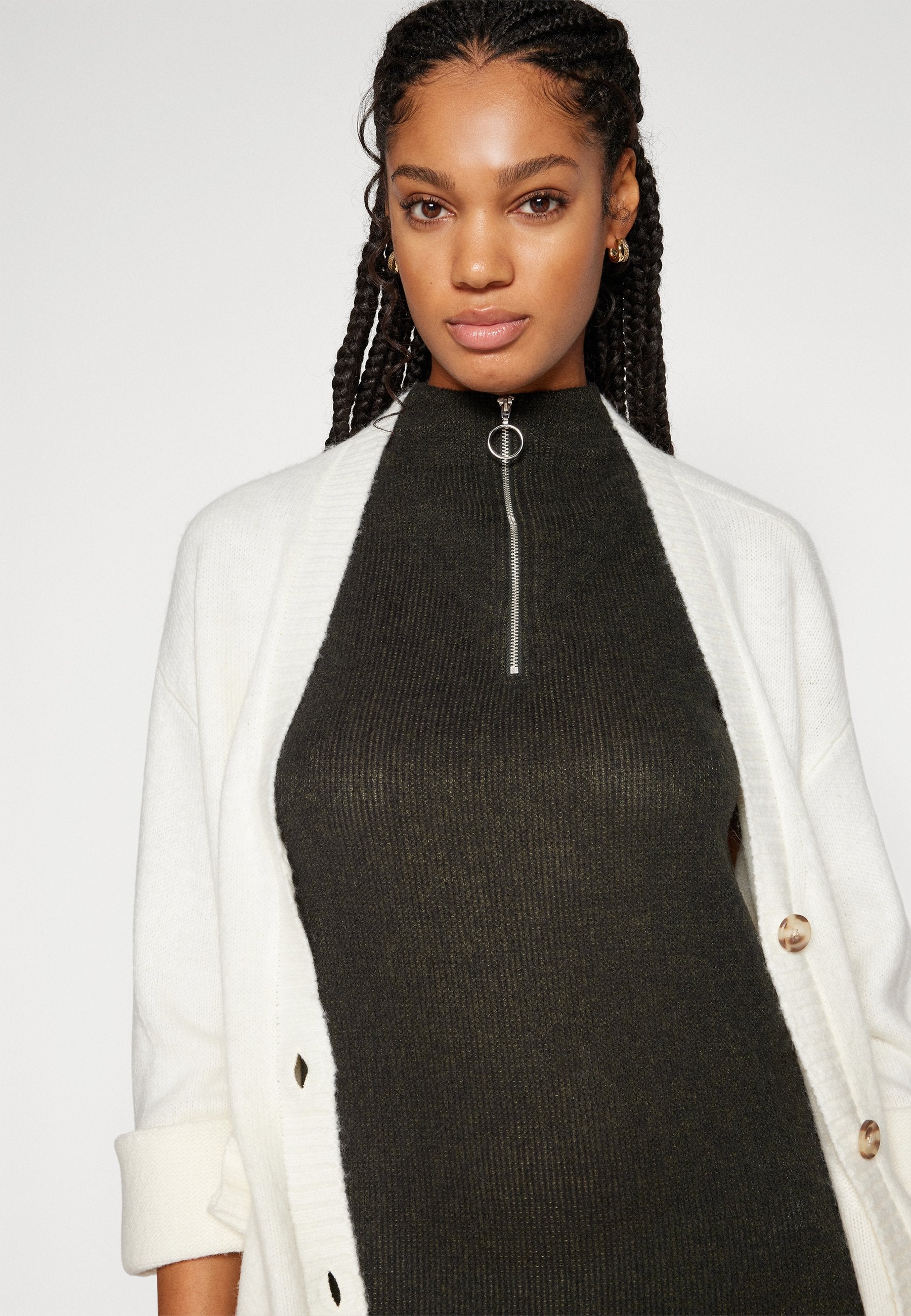 ONLY ONLLUCIA ZIP CALF DRESS