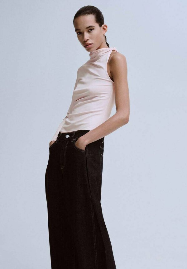Mango Long sleeved top - light pink