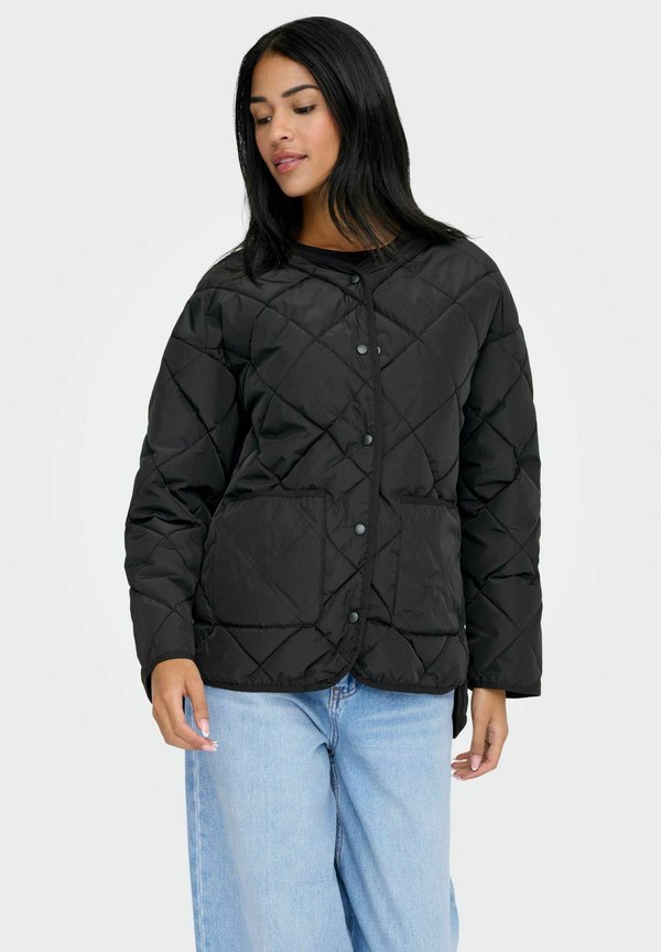 ONLY Quilted ONLALTHEA Quilted - Light jacket - black