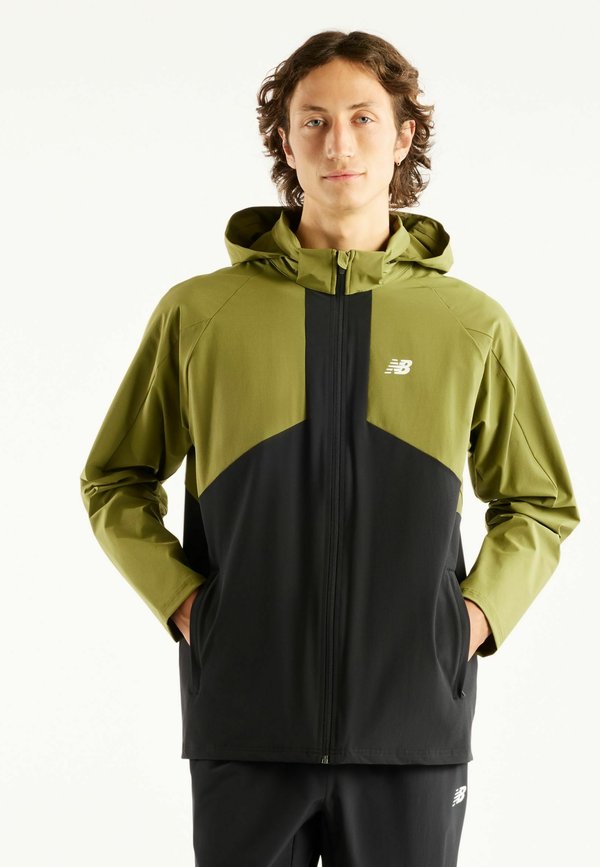 New Balance UTILITY STRETCH WOVEN JACKET - Summer jacket - sport green black