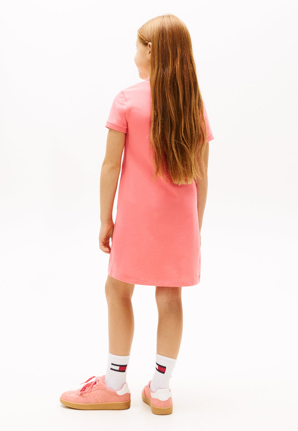 ESSENTIAL PIQUE SHORT SLEEVE POLO DRESS Media 4