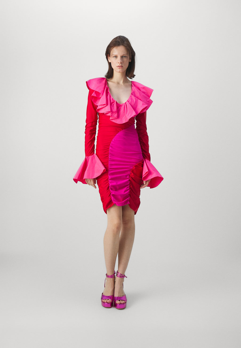 Ahluwalia ROSIE RUFFLE DRESS