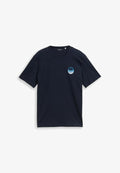 TOM TAILOR Print T-shirt - sky captain blue