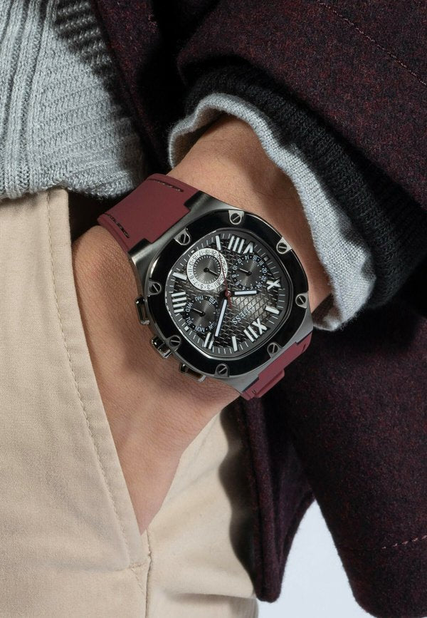 Guess HEADLINE - Chronograph watch - red