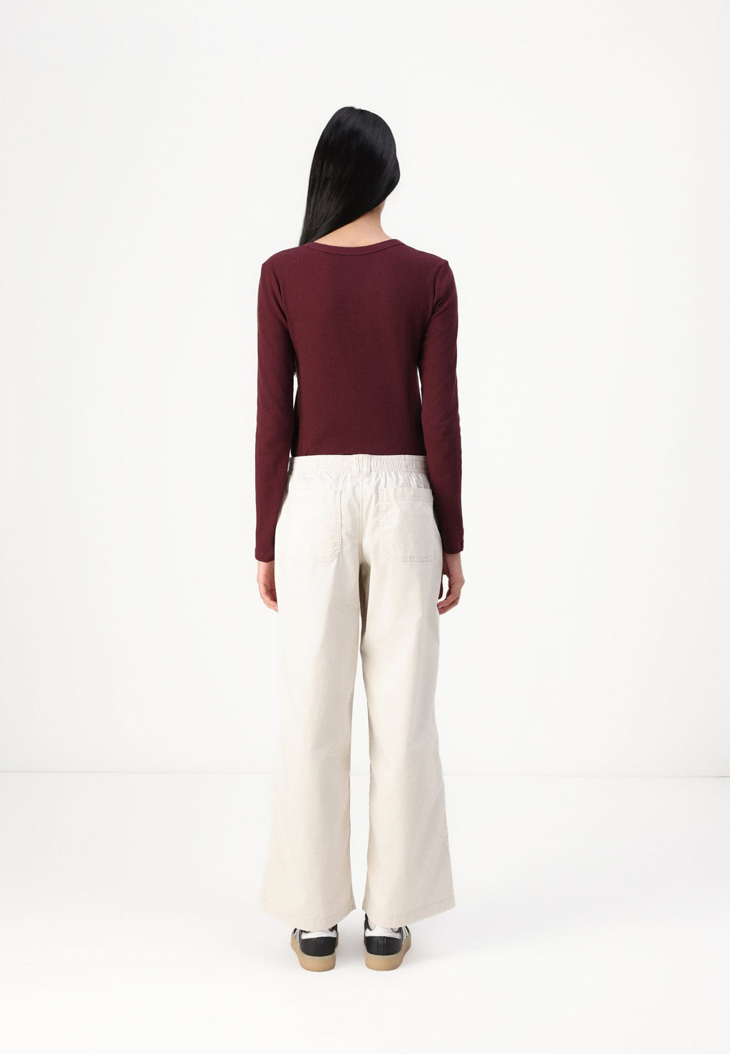 Hollister Co. Low-Rise Poplin Super Baggy Pants