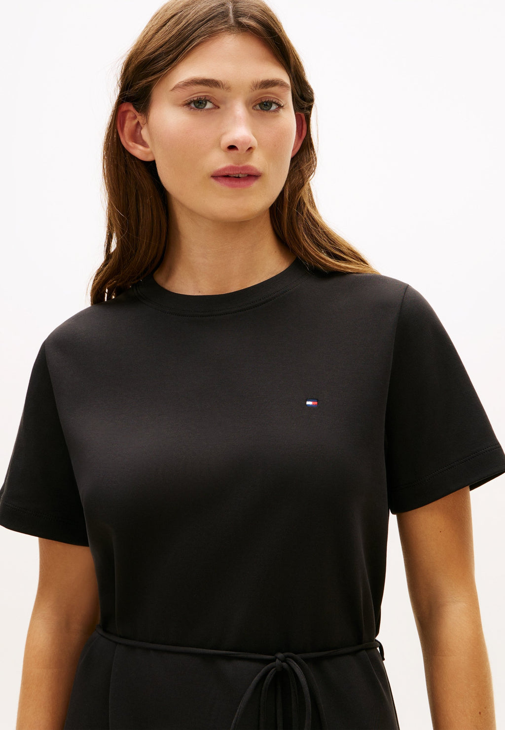 INTERLOCK KNIT MINI T-SHIRT DRESS Media 4