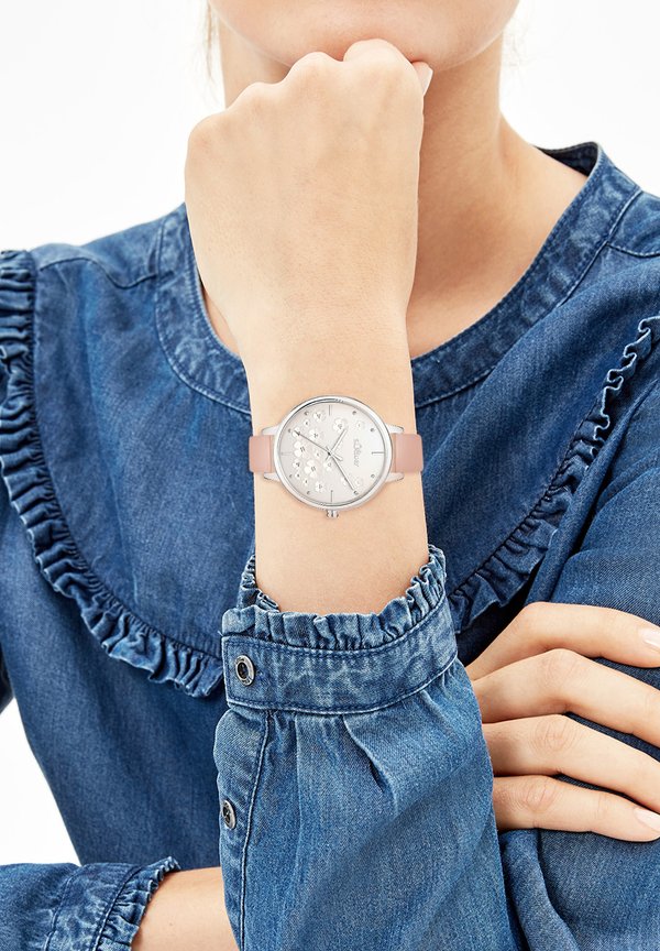 s.Oliver CHARMING TIME - Watch - rosa