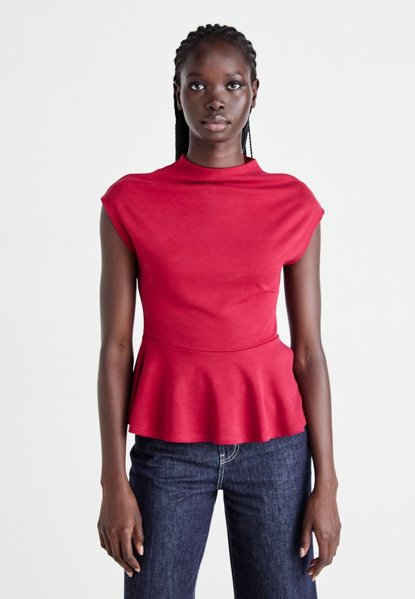 Gina Tricot FUNNEL NECK PEPLUM