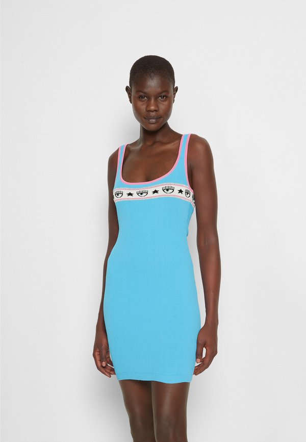 CHIARA FERRAGNI LOGOMANIA DRESS