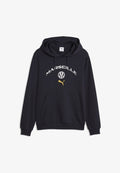 Puma OLYMPIQUE DE MARSEILLE FTBLCULTURE HOODIE - Club wear - new navy- white