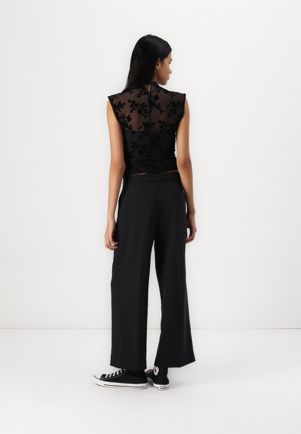 Abercrombie & Fitch A&F Harper Tailored Ultra Wide Leg Pant