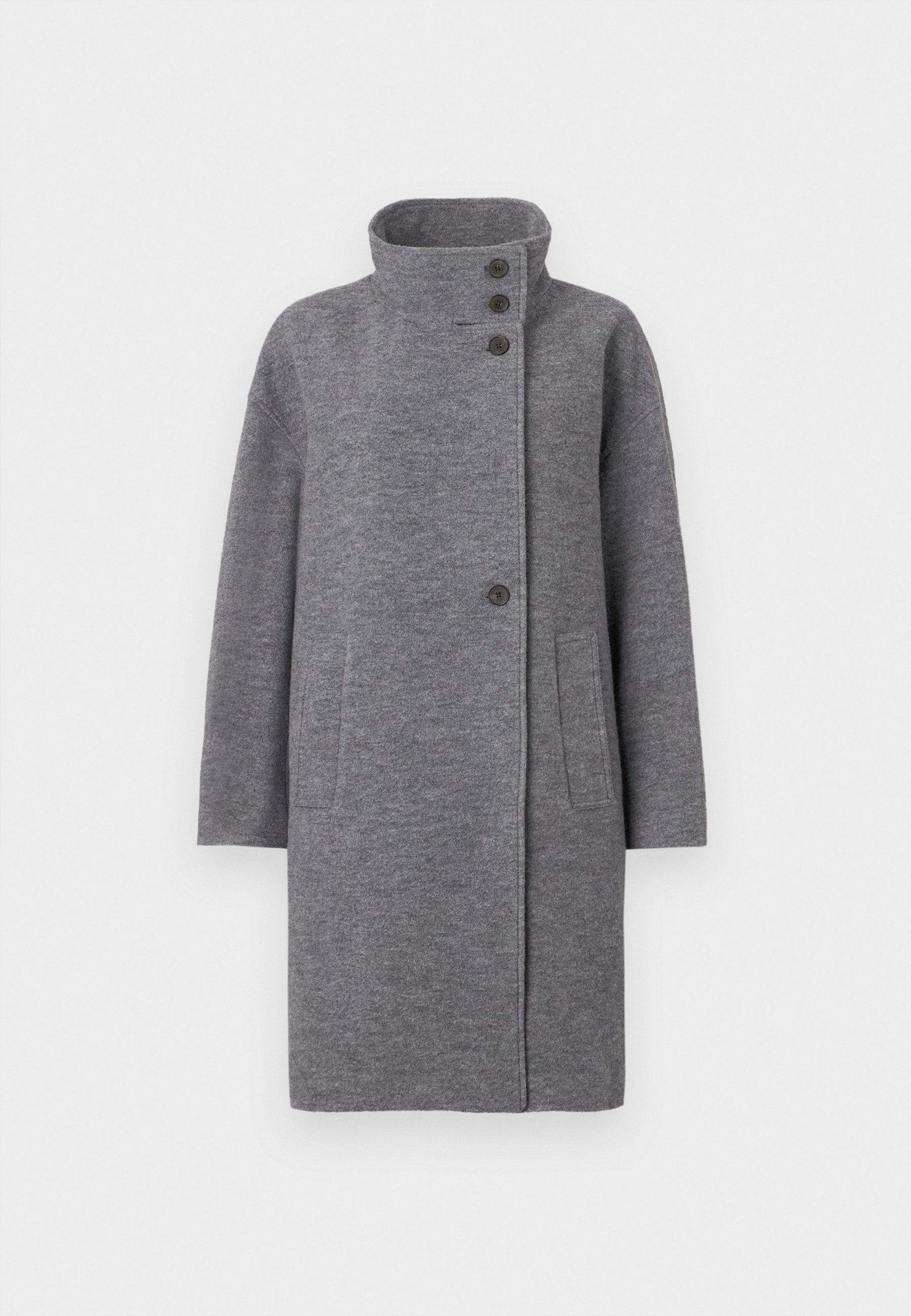 TEXTURE FUNNEL COAT Media 1