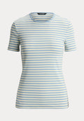 Lauren Ralph Lauren Petite STRIPED STRETCH COTTON TEE