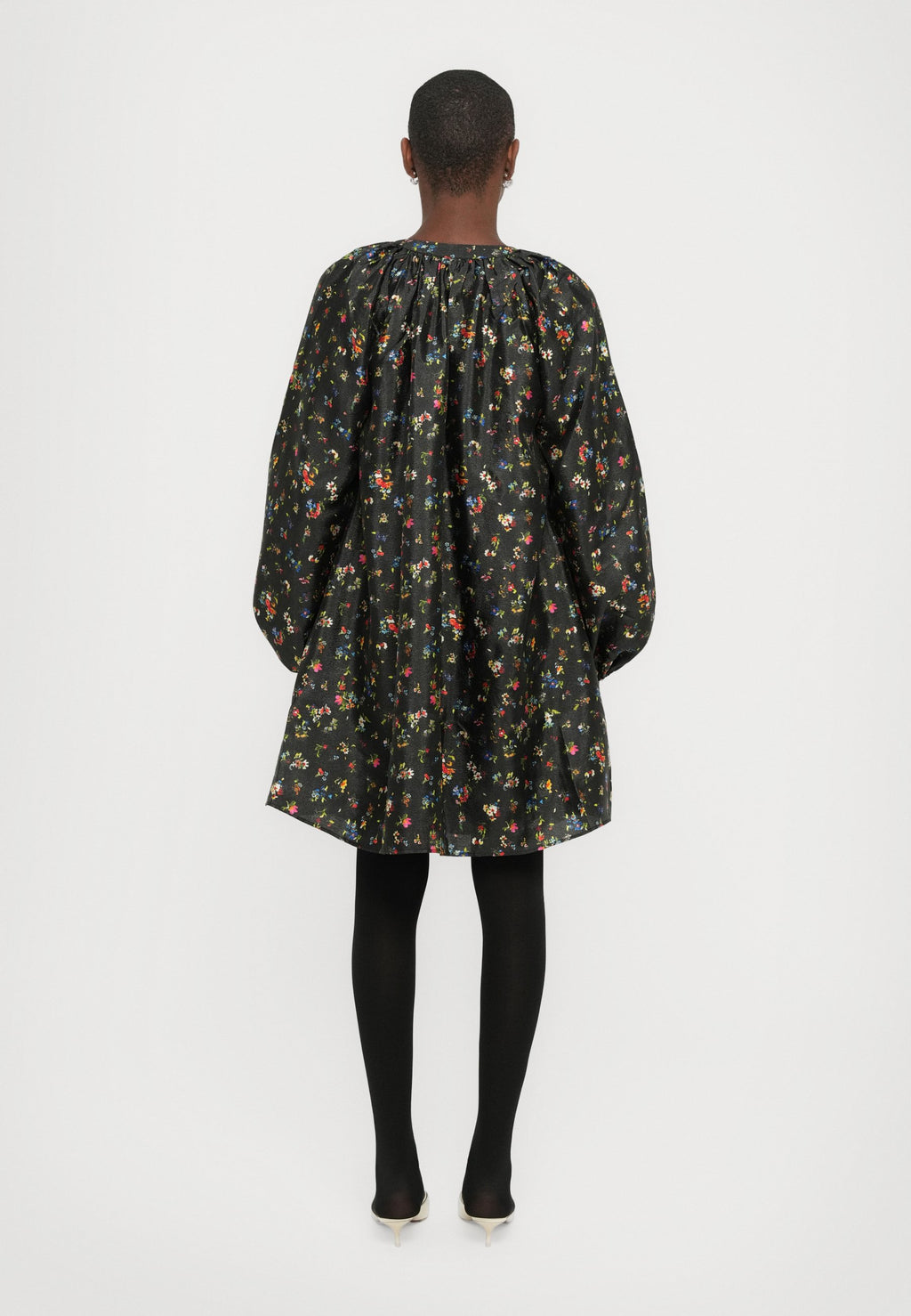 Stine Goya FLAT TEXTURED VOLUMINOUS BOW DRESS