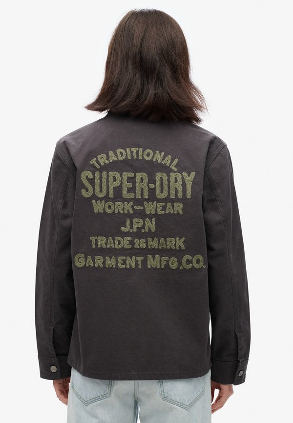 Superdry & Co EMBROIDERD  - Summer jacket - blackboard