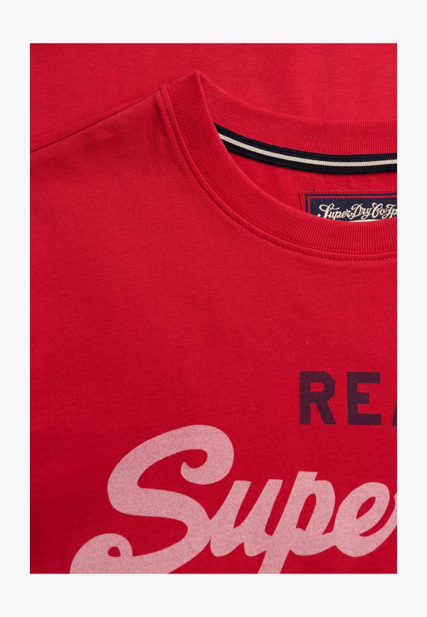 Superdry & Co Print T-shirt - base red
