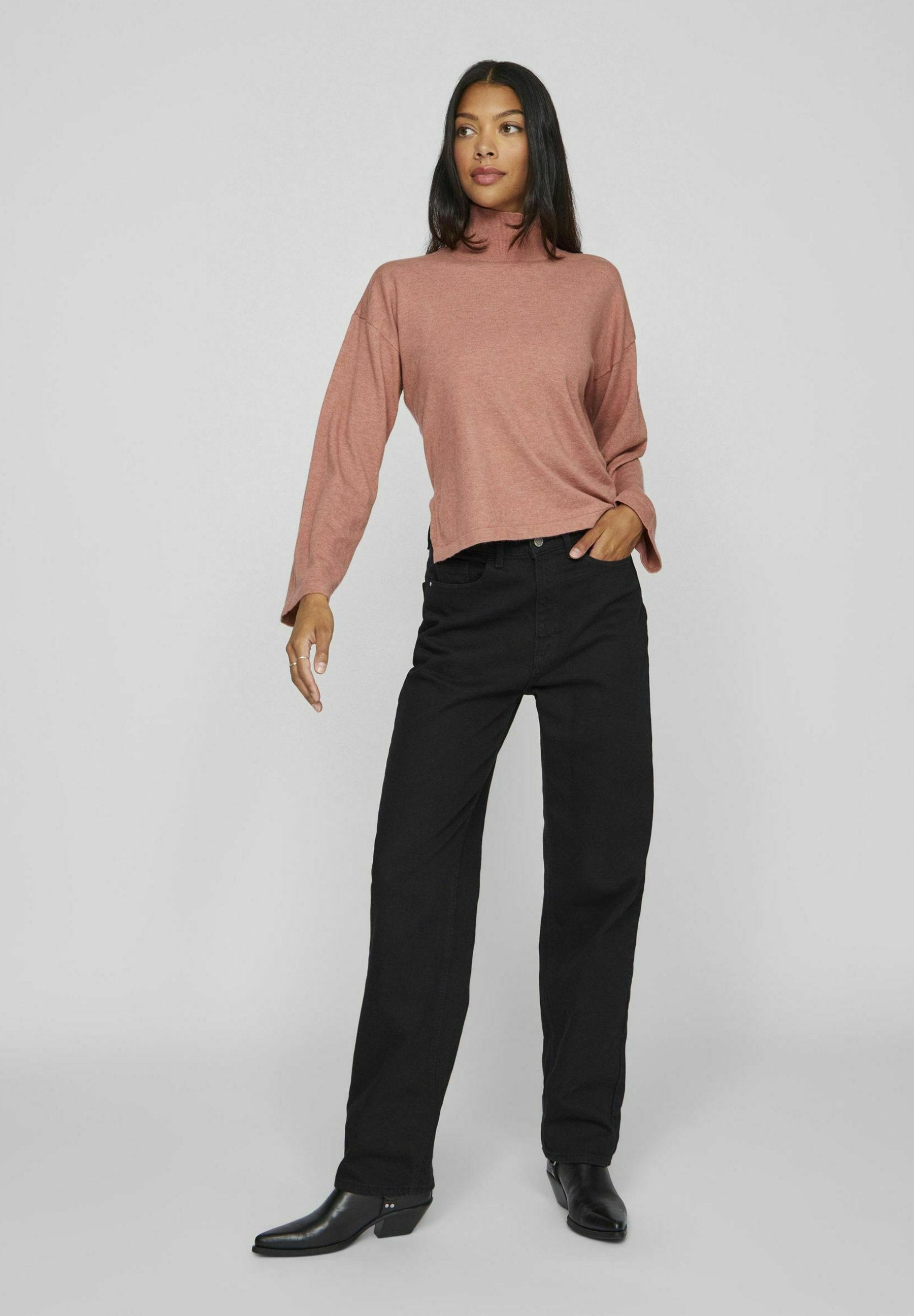 VILA Knitted high neck