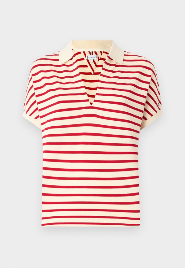 Tommy Hilfiger Print T-shirt - calico/primary red