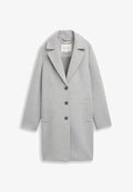 TOM TAILOR MIT EINGRIFFSTASCHEN - Short coat - medium silver grey melange