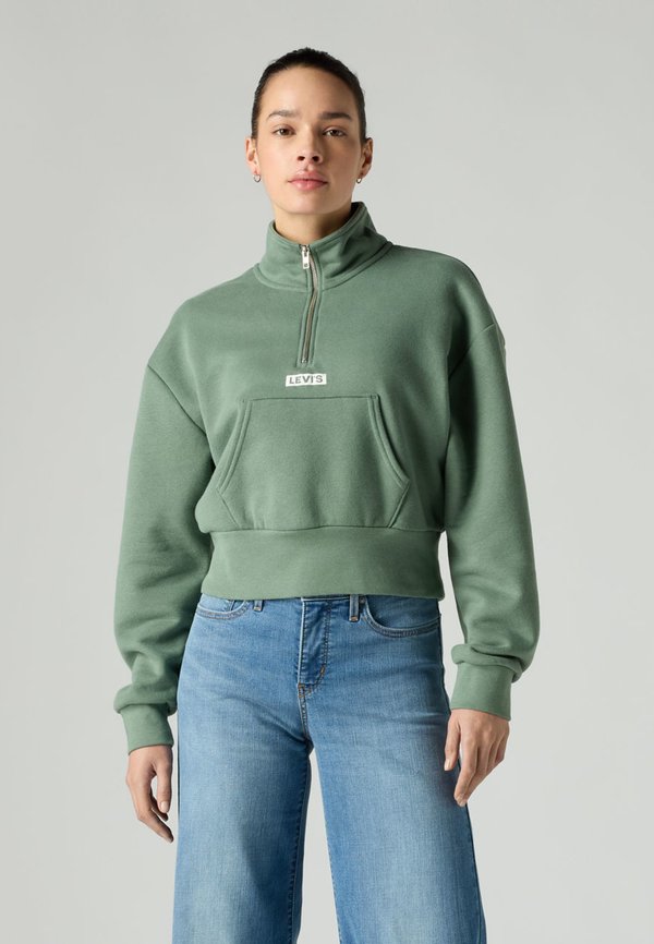 Levi's® GRAPHIC SARA ZIP - Sweatshirt - dark forest
