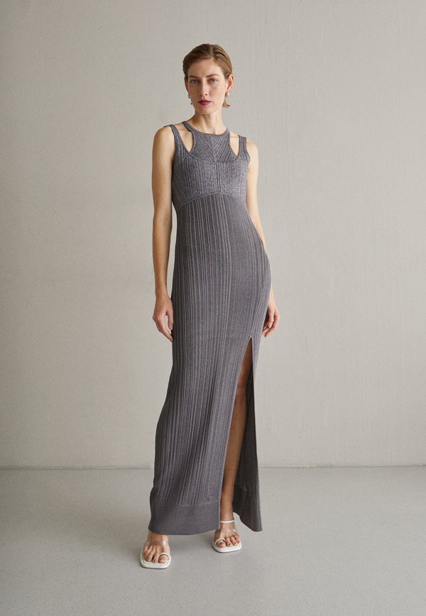 Hervé Léger VARIEGATED RIB GOWN
