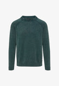 s.Oliver IM USED-LOOK - Jumper - smaragd