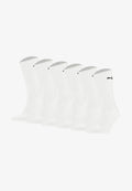 Puma UNISEX - 6ER PACK - CREW LIGHTWEIGTH UNI - Socks - weiß
