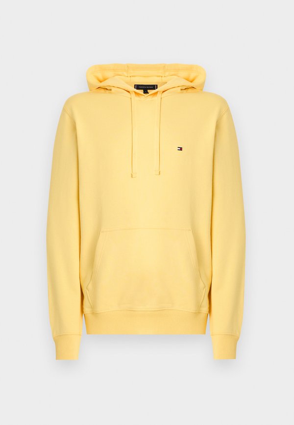 Tommy Hilfiger FLAG EMBROIDERY TERRY DRAWSTRING HOODY - Hoodie - citronella