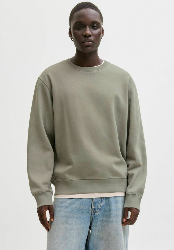 Jack & Jones BASIC CREW NECK - Sweatshirt - vetiver