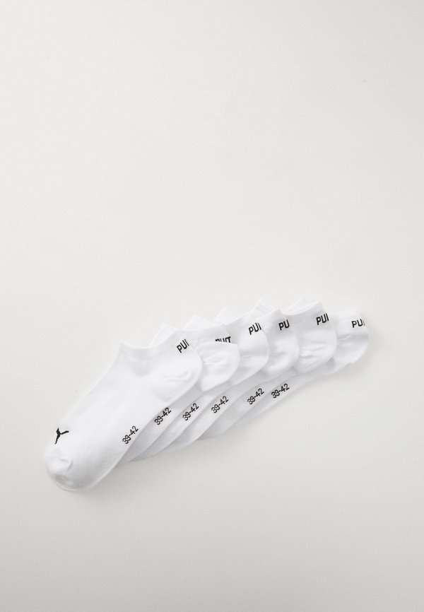 Puma SNEAKER PLAIN UNISEX 6 PACK - Sneaker socks - white