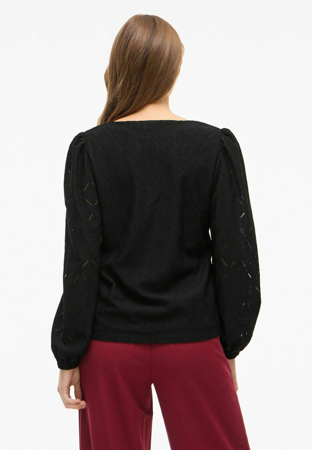 VILA Long Sleeved VIFERO V-neck