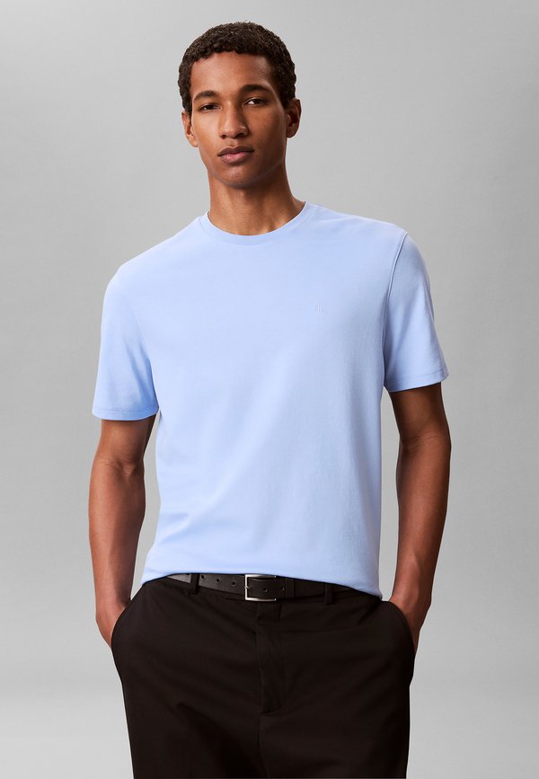 Calvin Klein CALVIN KLEIN - Basic T-shirt - placid blue