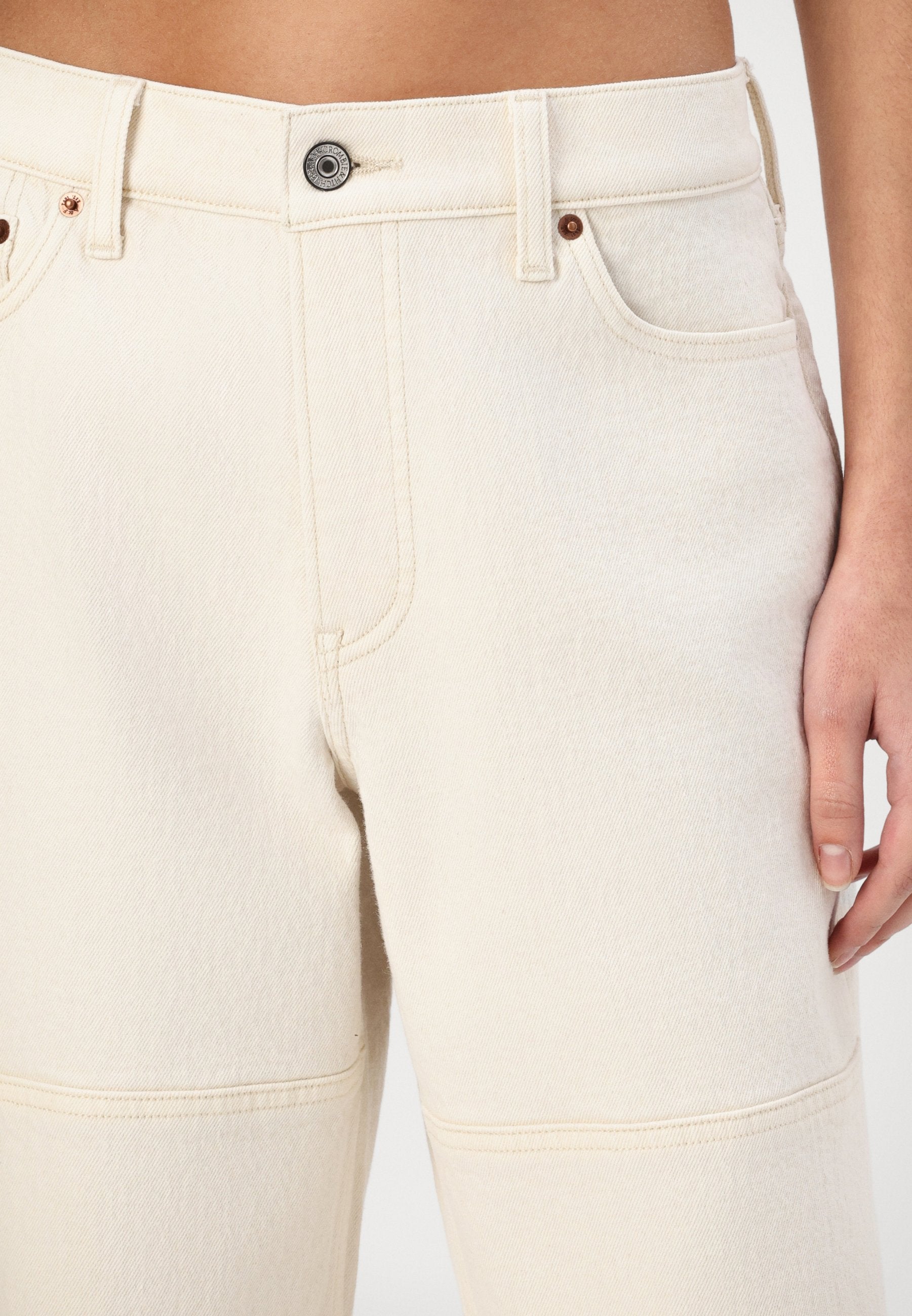Abercrombie & Fitch Curve Love Low Rise Baggy Jean