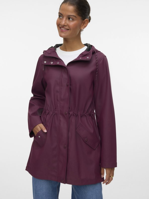 Vero Moda VMMALOU COATED JACKET NOOS - Waterproof jacket - winetasting