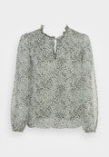 ONLY ONLDITSY BLOUSE  - Blouse - seagrass aop/dot leo