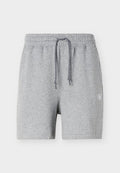 Under Armour RIVAL FLEECE - Sports shorts - castlerock light heather/white