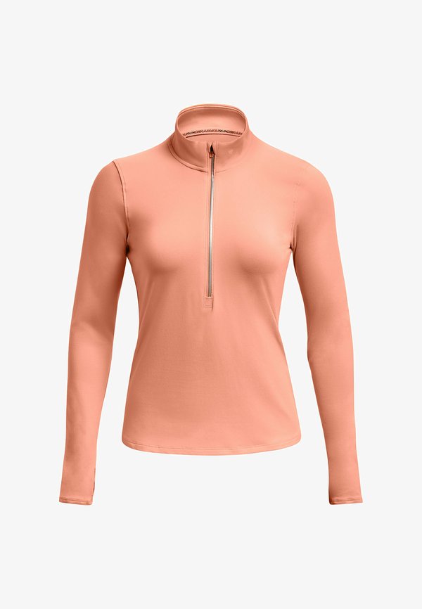 Under Armour LAUNCH PRO HALF ZIP - Long sleeved top - bubble peach