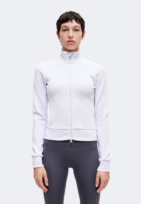 adidas Sportswear SOFT LUX SLIM TRACK TOP - Zip-up sweatshirt - frozen purple